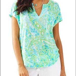 Lilly Pulitzer Duval Linen Top